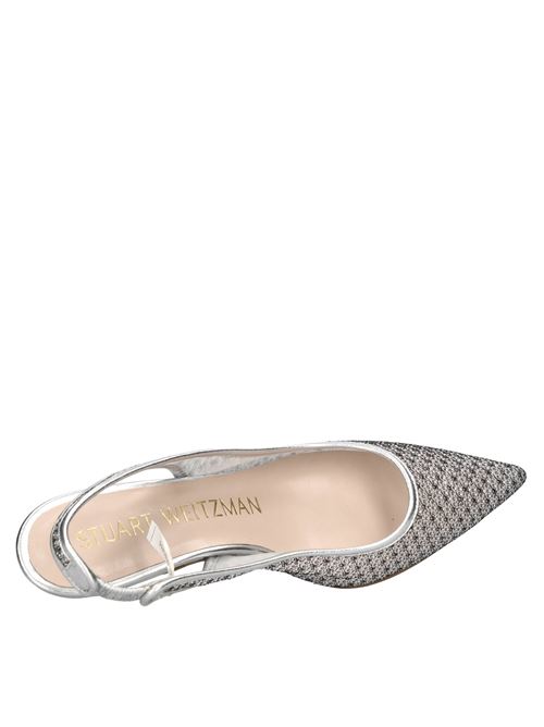 Décolleté Slingback modello VEA NT in camoscio STUART WEITZMAN | VEA NT STARS MESHARGENTO